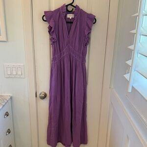 Xirena Purple Ruffled Women's Dress